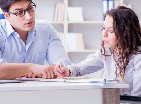 desk for student self assessment